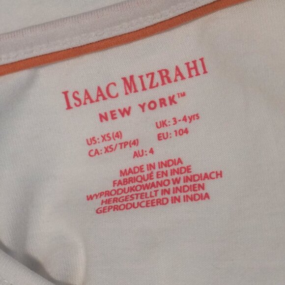 Isaac Mizrahi Friends Playing in Leaves Long Sleeve Ruffles Ivory Tee Girl’s XS - Picture 6 of 7
